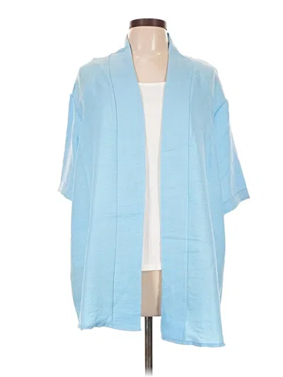 Pre-owned Unbranded Kimono In Blue