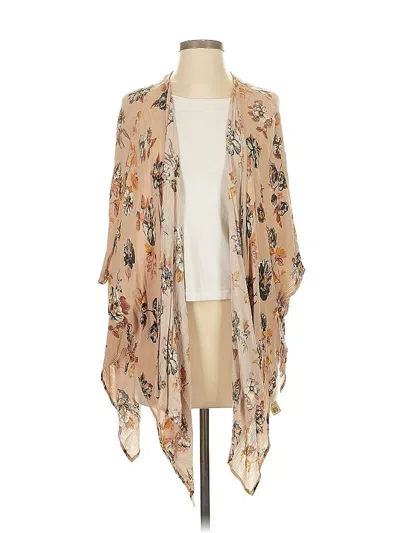 Pre-owned Unbranded Kimono In Brown