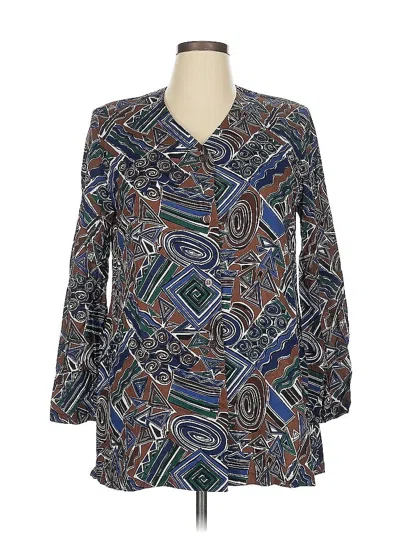 Pre-owned Unbranded Kimono In Brown