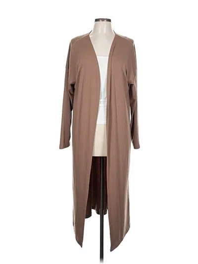 Pre-owned Unbranded Kimono In Brown