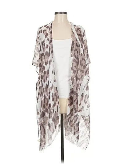 Pre-owned Unbranded Kimono In Brown