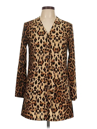 Pre-owned Unbranded Kimono In Brown