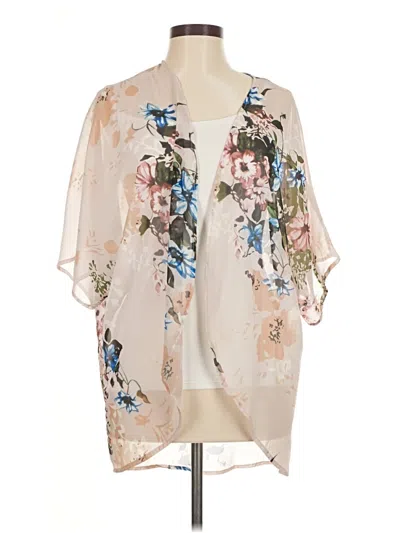 Pre-owned Unbranded Kimono In Brown