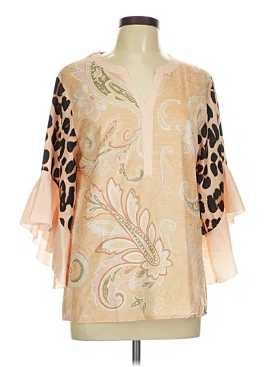 Pre-owned Unbranded Kimono In Brown