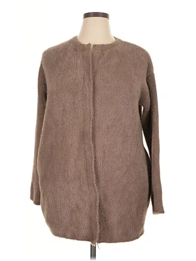 Pre-owned Unbranded Kimono In Brown