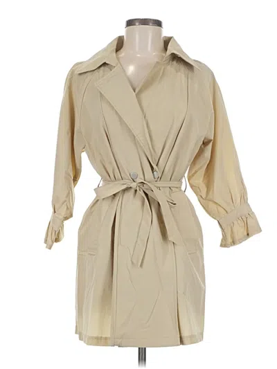 Pre-owned Unbranded Kimono In Brown