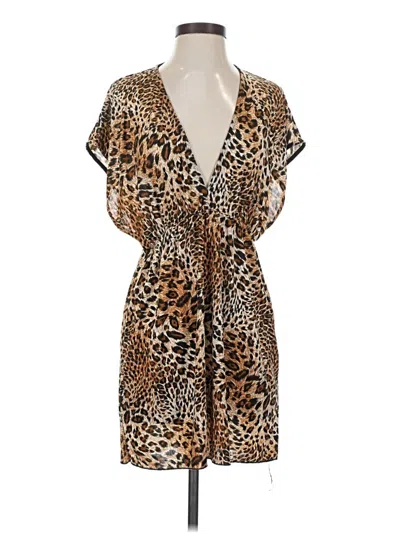 Pre-owned Unbranded Kimono In Brown