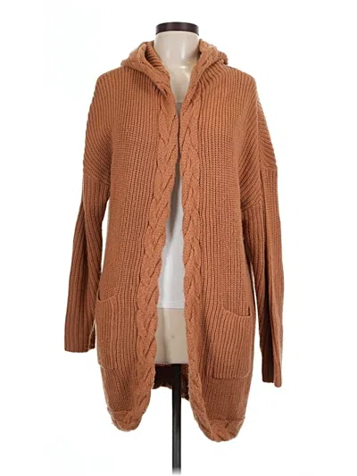 Pre-owned Unbranded Kimono In Brown