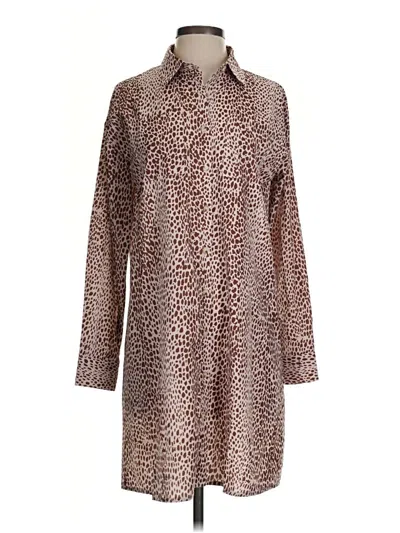Pre-owned Unbranded Kimono In Brown