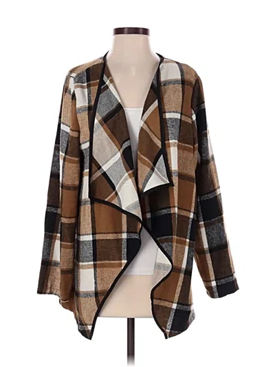 Pre-owned Unbranded Kimono In Brown