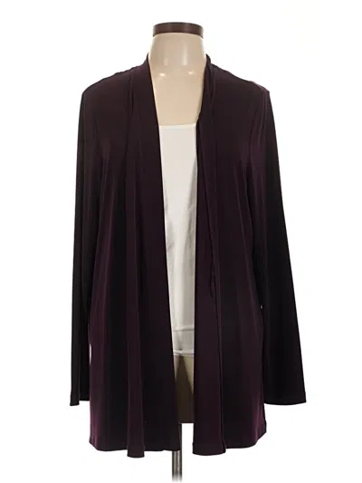 Pre-owned Unbranded Kimono In Burgundy