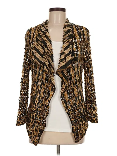 Pre-owned Unbranded Kimono In Gold