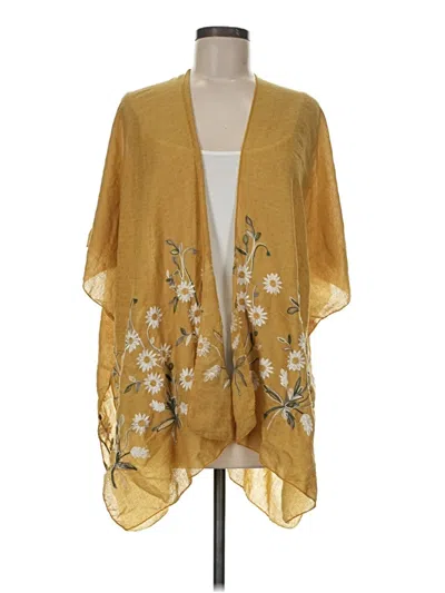 Pre-owned Unbranded Kimono In Gold