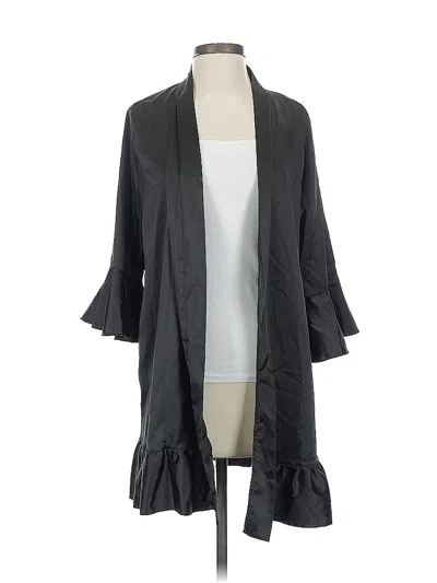 Pre-owned Unbranded Kimono In Gray