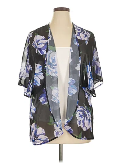 Pre-owned Unbranded Kimono In Gray