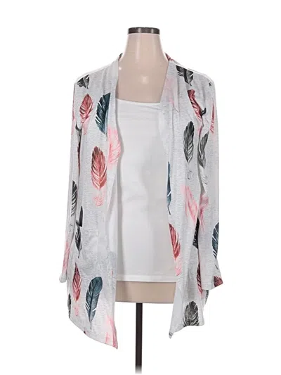 Pre-owned Unbranded Kimono In Gray