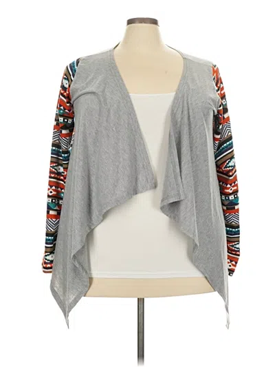 Pre-owned Unbranded Kimono In Gray