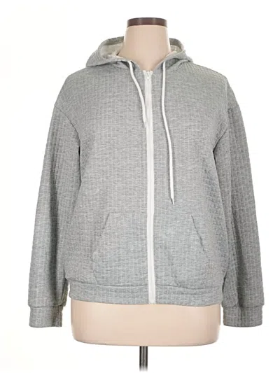 Pre-owned Unbranded Kimono In Gray