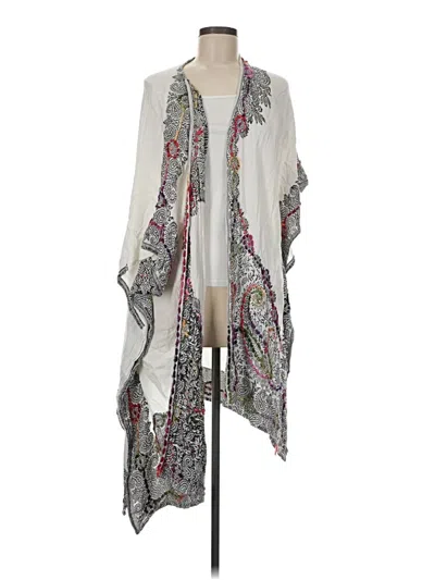 Pre-owned Unbranded Kimono In Gray