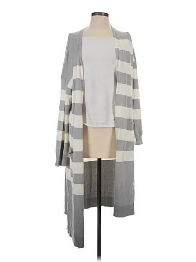 Pre-owned Unbranded Kimono In Gray
