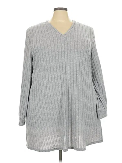Pre-owned Unbranded Kimono In Gray