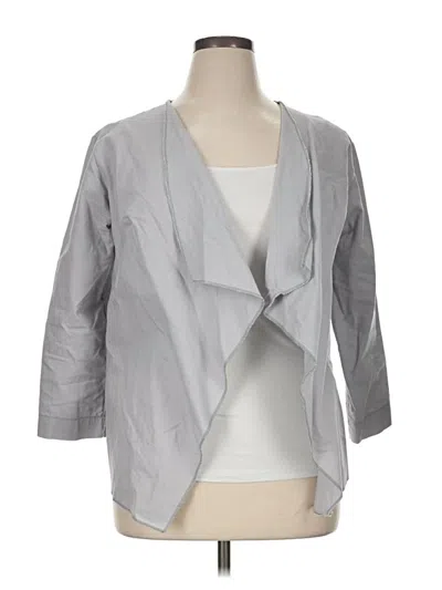 Pre-owned Unbranded Kimono In Gray