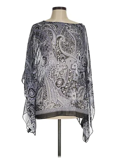 Pre-owned Unbranded Kimono In Gray