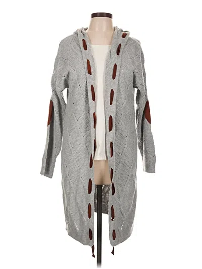 Pre-owned Unbranded Kimono In Gray
