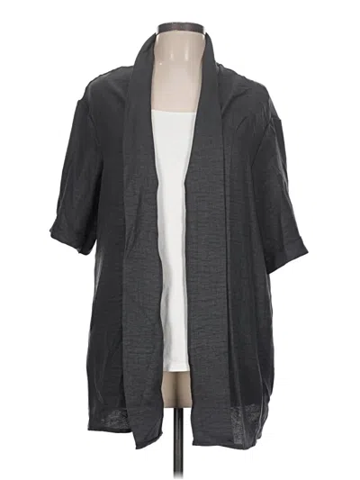 Pre-owned Unbranded Kimono In Gray