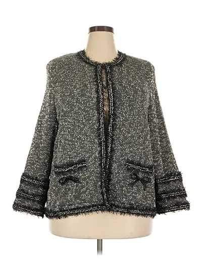 Pre-owned Unbranded Kimono In Gray