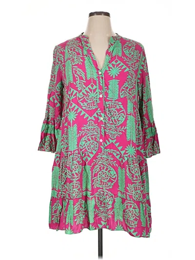 Pre-owned Unbranded Kimono In Green