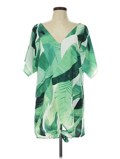 Pre-owned Unbranded Kimono In Green