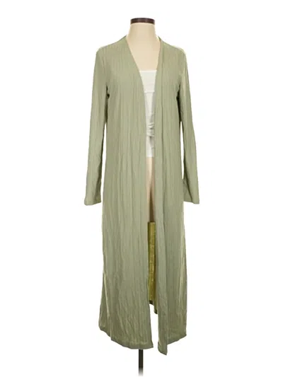 Pre-owned Unbranded Kimono In Green