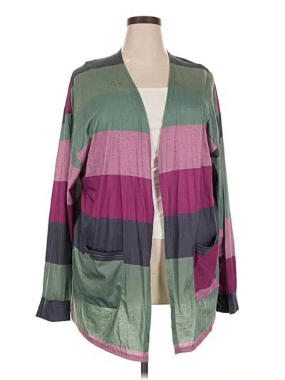 Pre-owned Unbranded Kimono In Green