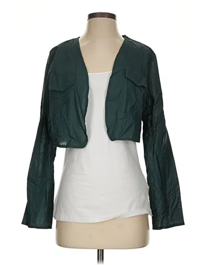 Pre-owned Unbranded Kimono In Green