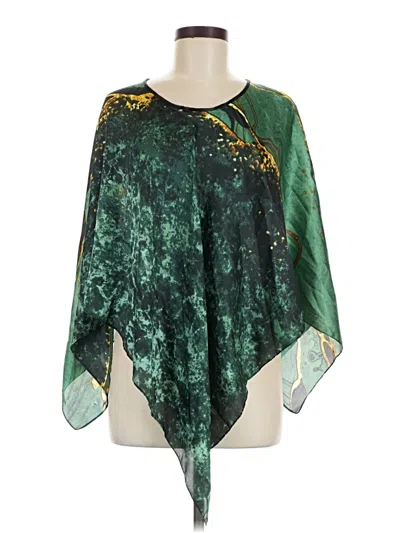 Pre-owned Unbranded Kimono In Green