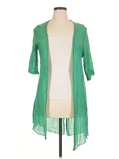 Pre-owned Unbranded Kimono In Green