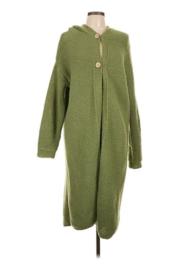 Pre-owned Unbranded Kimono In Green
