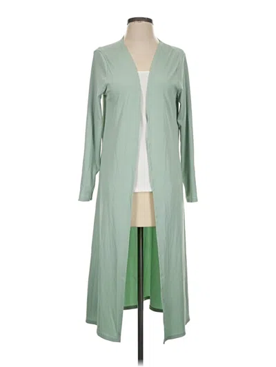 Pre-owned Unbranded Kimono In Green
