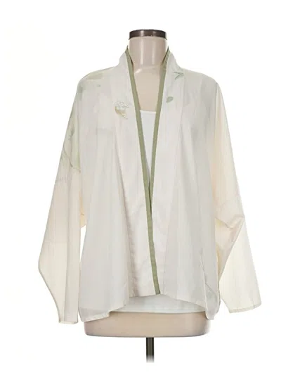 Pre-owned Unbranded Kimono In Ivory