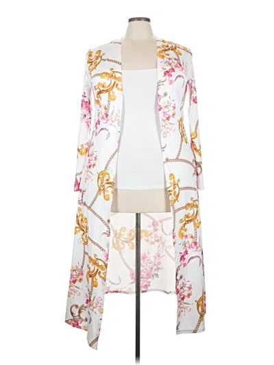 Pre-owned Unbranded Kimono In Ivory