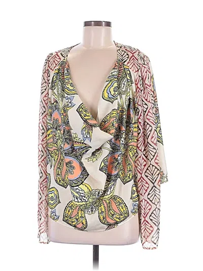 Pre-owned Unbranded Kimono In Ivory
