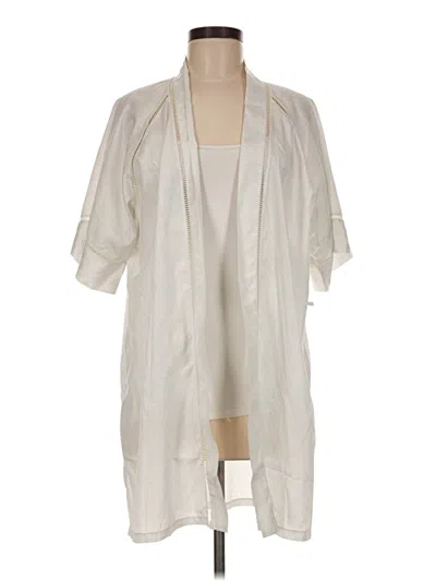 Pre-owned Unbranded Kimono In Ivory