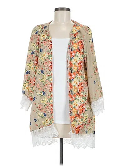 Pre-owned Unbranded Kimono In Ivory