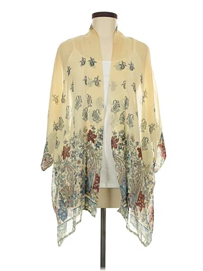 Pre-owned Unbranded Kimono In Ivory