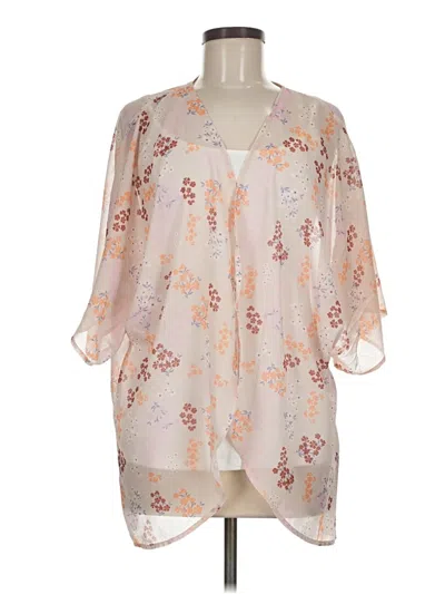 Pre-owned Unbranded Kimono In Ivory