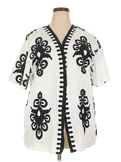 Pre-owned Unbranded Kimono In Ivory