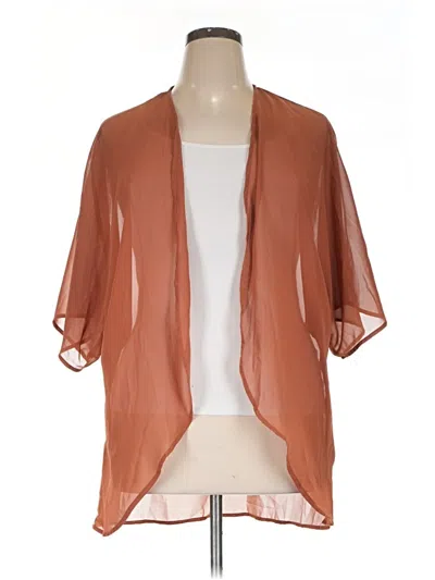 Pre-owned Unbranded Kimono In Orange