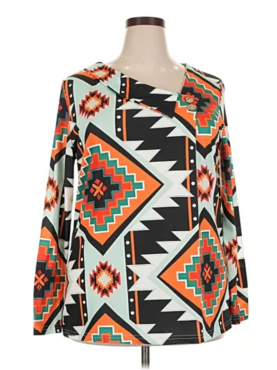 Pre-owned Unbranded Kimono In Orange