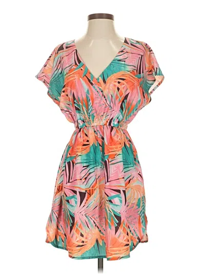 Pre-owned Unbranded Kimono In Orange